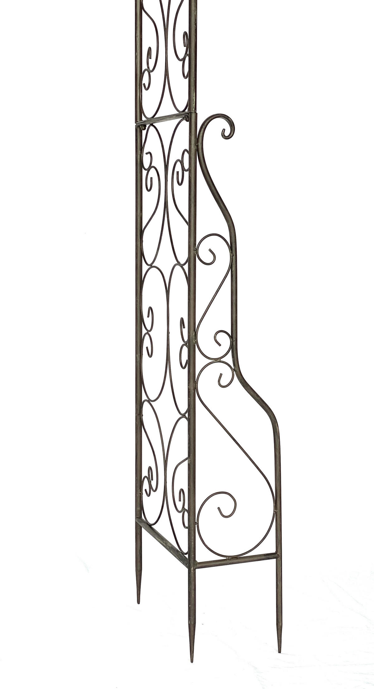 ROSENBOGEN Metall Braun 254x159 cm 96025 - Braun, Metall (159/254/38cm) - DanDiBo