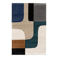 DESIGN Teppich dick und bequem mehrfarbig - Multicolor, Textil (120/170cm) - AFK Living