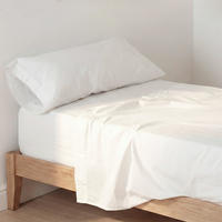 BETTWÄSCHE 2er-Set teiliges basic 180x270 cm weiss - Weiß, Textil (180/270cm) - Happy Friday