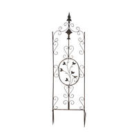 RANKGITTER Falk 35x1x122cm Metall Bronze Rankhilfe - Bronzefarben, Metall (35/122/1cm) - DELUKE