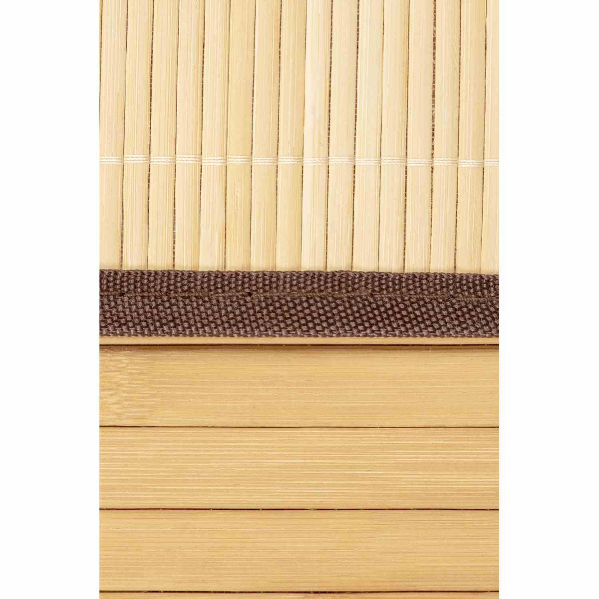 WÄSCHEKORB MIT DECKEL BAMBOO - Naturfarben, Naturmaterialien (60/60/40cm) - WohnDirect