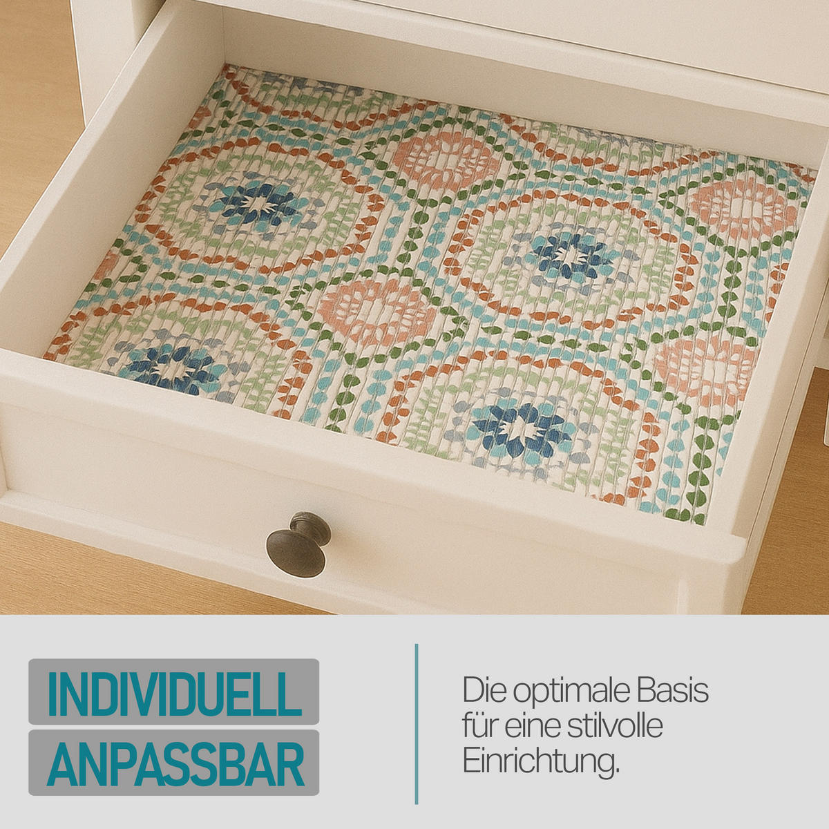 SCHUTZUNTERLAGE Weichschaum auf Rolle 0,65x15 m Orient - Naturfarben, Kunststoff (65/1500cm) - Bestlivings