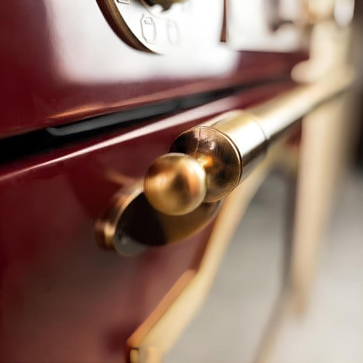 BACKOFEN-SET Elektro Backofen 60 cm EH 6355 RotEm+KCT 6195 iRotEm Induktionskochfeld 60 cm Rot - Rot, Metall (59.4/59.4/57.5cm) - Kaiser Küchengeräte