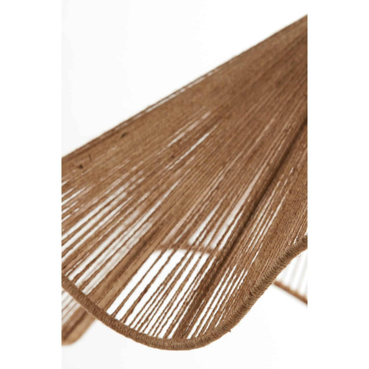 HÄNGELAMPE - Braun - 60/60/24 cm - Braun, Textil (60/60/24cm) - Light & Living