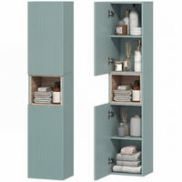 HOCHSCHRANK DE-12541 30/24/140 cm Grün - Grün, Holzwerkstoff (24/140/30cm) - ComfortXL