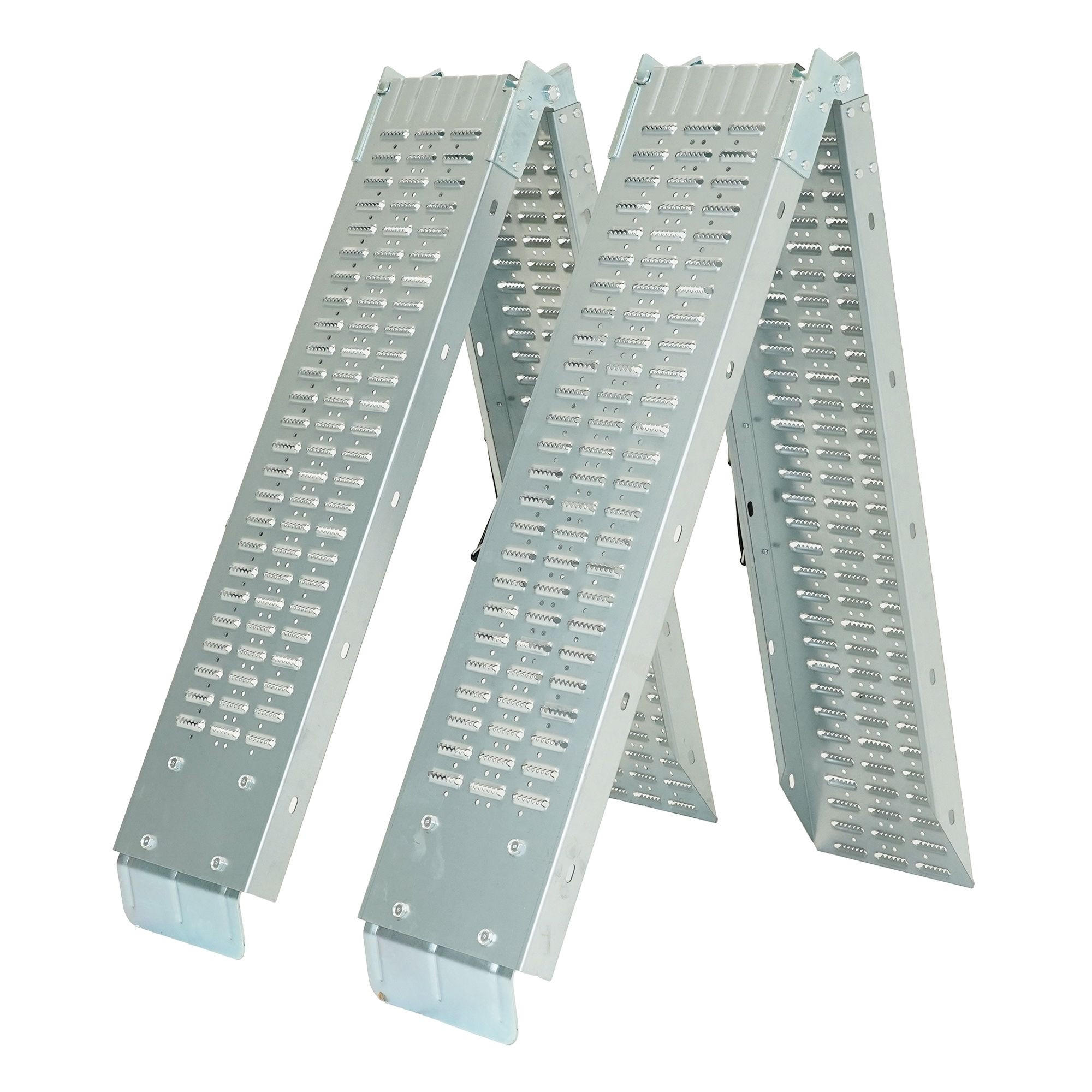 Proregal Auffahrrampe Silber 185x4.5x22.5 cm
