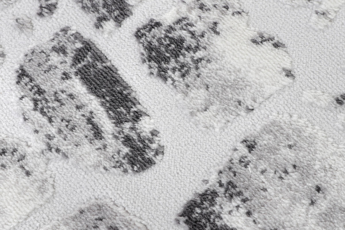TEPPICH SKY Hellgrau 160/160 cm - Hellgrau, Textil (160/160cm) - Tapiso