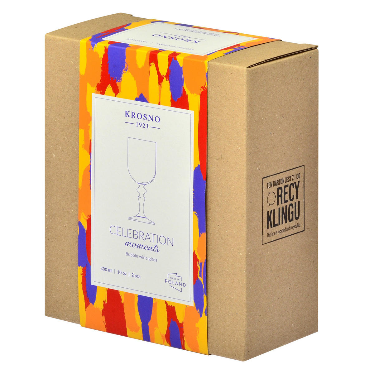 WEINGLÄSER, 2er-Set, 300 ml - Rot, Glas (0.3L) - Krosno Glass