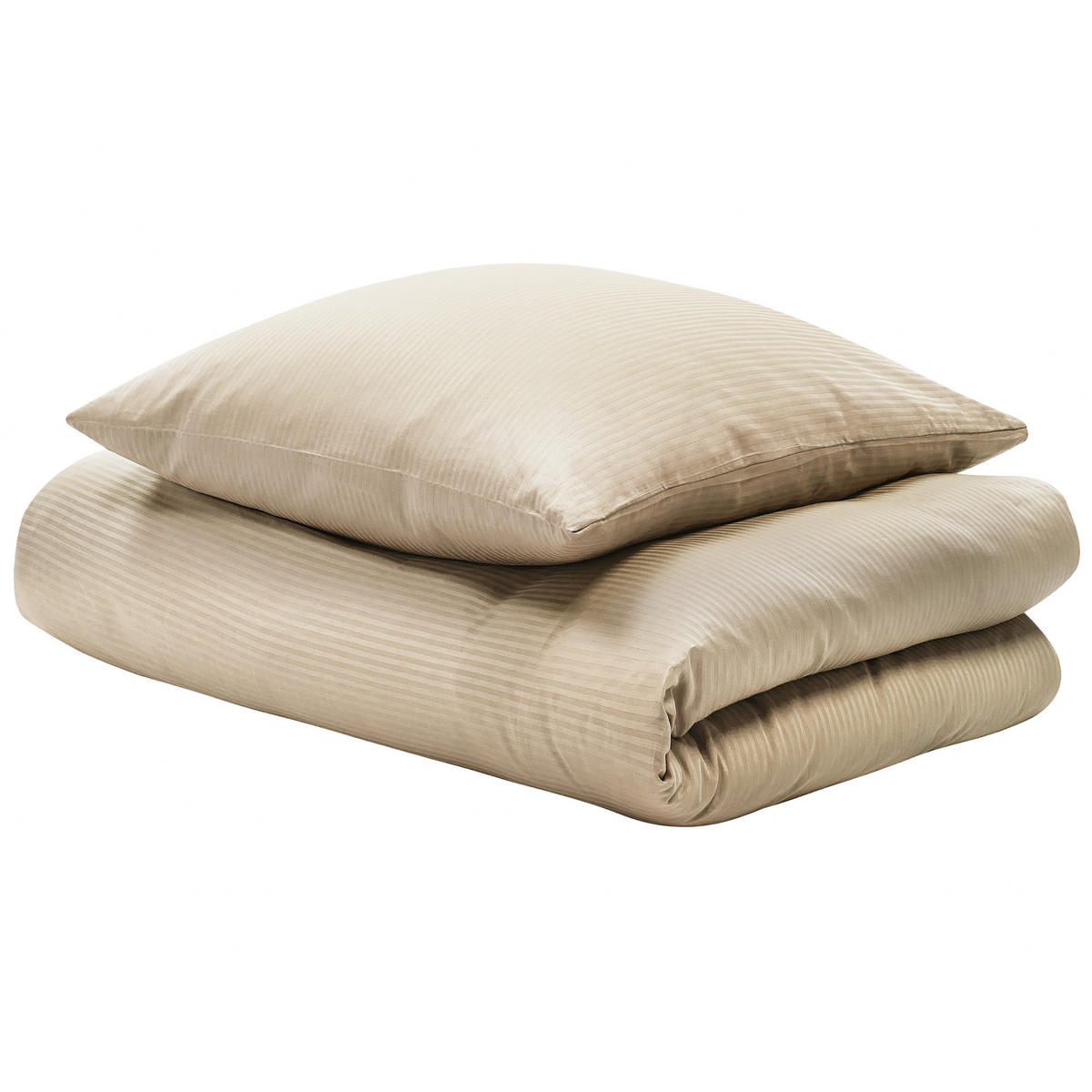 BETTWÄSCHE SET Avondale 240x220 cm - Beige, Textil (240/220cm) - Beliani