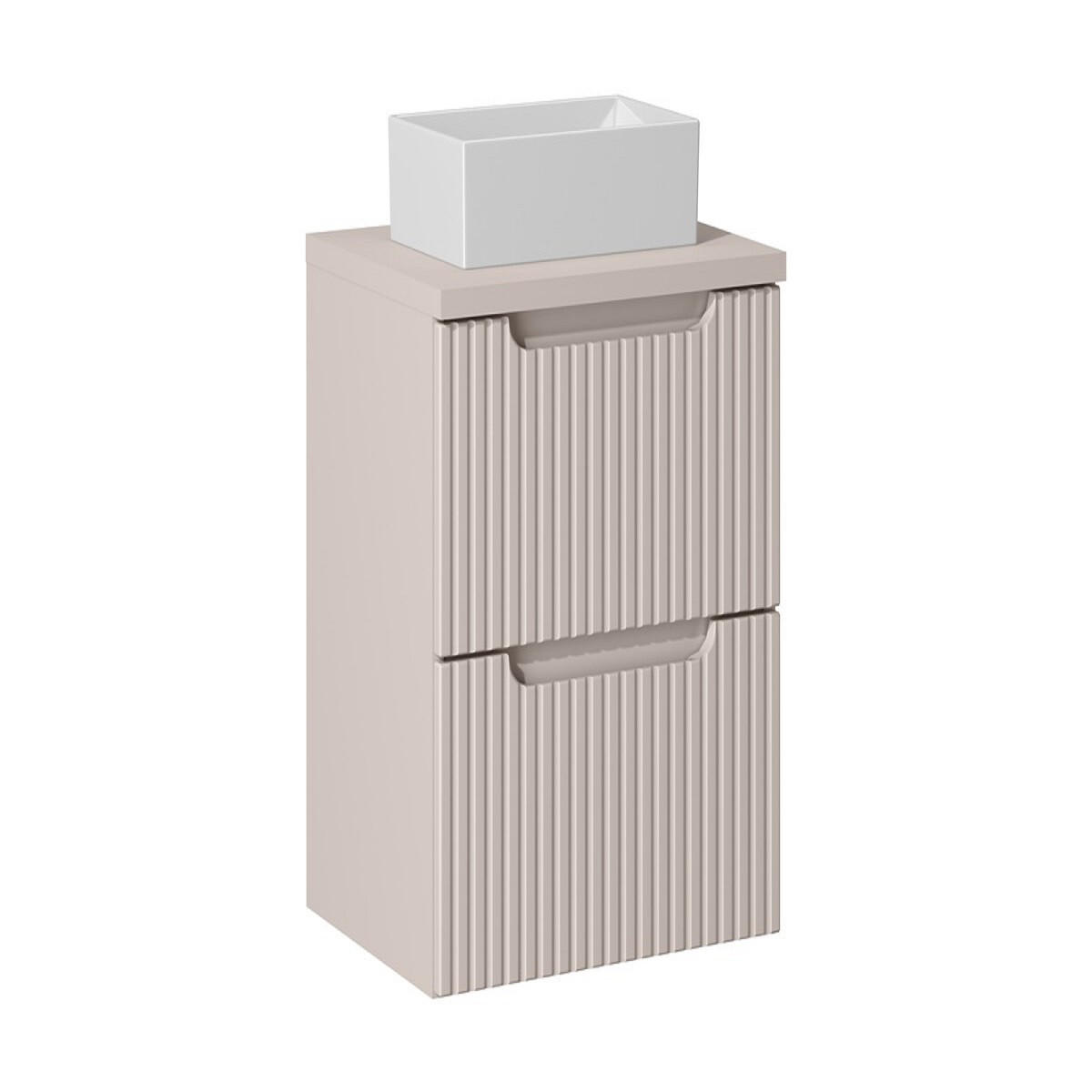 WASCHTISCHKOMBI 50 cm 3 Teile Nova Cashmere N BM163 in Kaschmir/ Matt - Kaschmir, Holz (50/57/40cm)