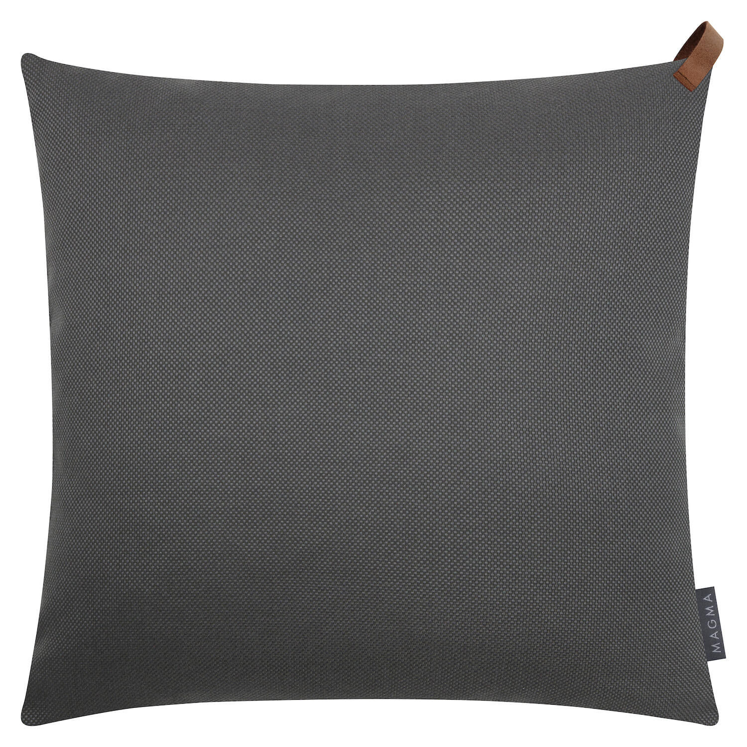 KISSENBEZUG Outdoor Das Sonnenplätzchen - Anthrazit, Kunststoff (50/1cm) - Mokebo
