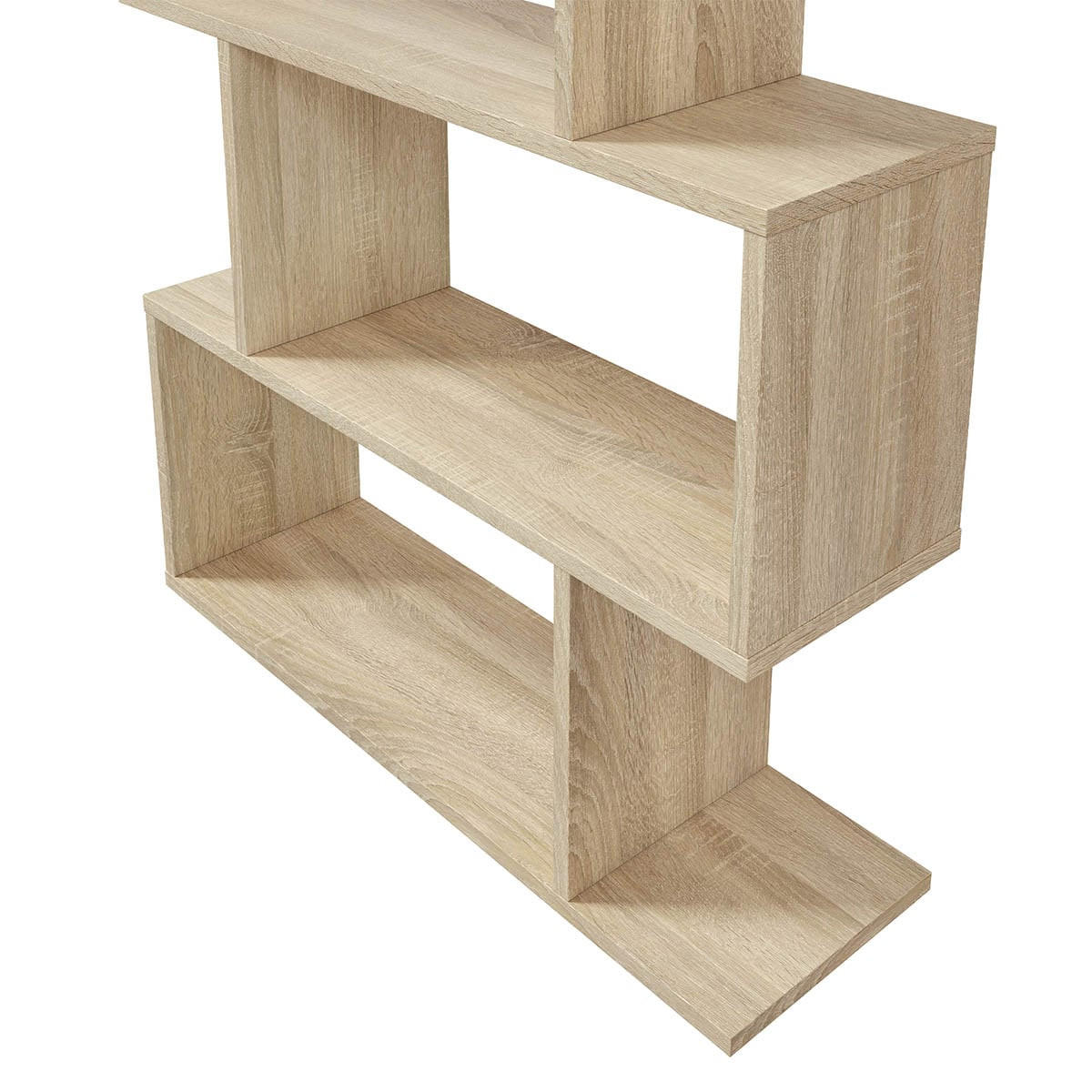 BÜCHERREGAL mit 6 Ebenen H192 cm - Athena - Eiche Artisan, Holzwerkstoff (24/192/80cm) - Calicosy