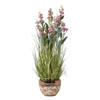 KUNSTPFLANZE Lavendel rosa im Deko-Topf, 66 cm - Rosa, Kunststoff (66cm) - Homescapes