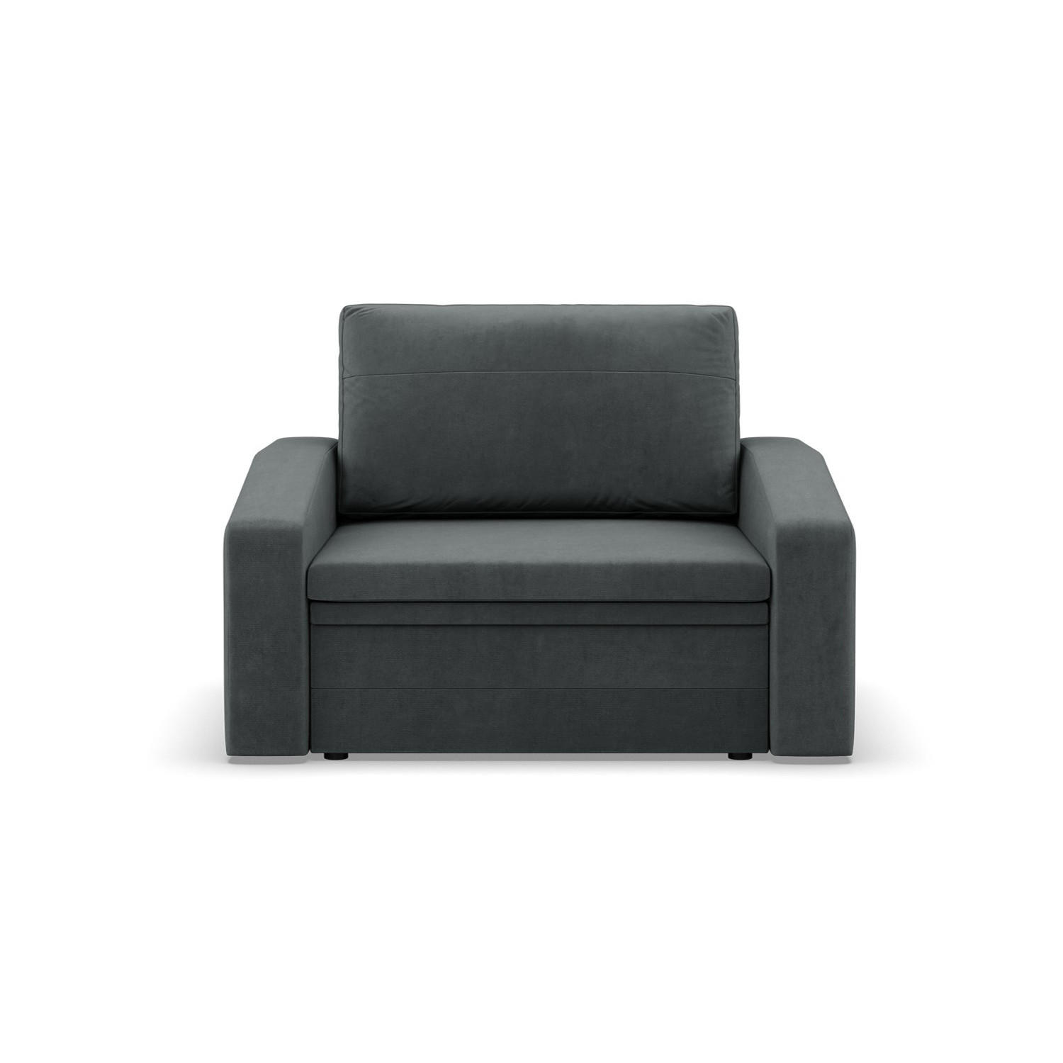LOUNGESESSEL ORBIT, 90 CM, Dunkelgrau - Dunkelgrau, Textil (118/80/87cm)