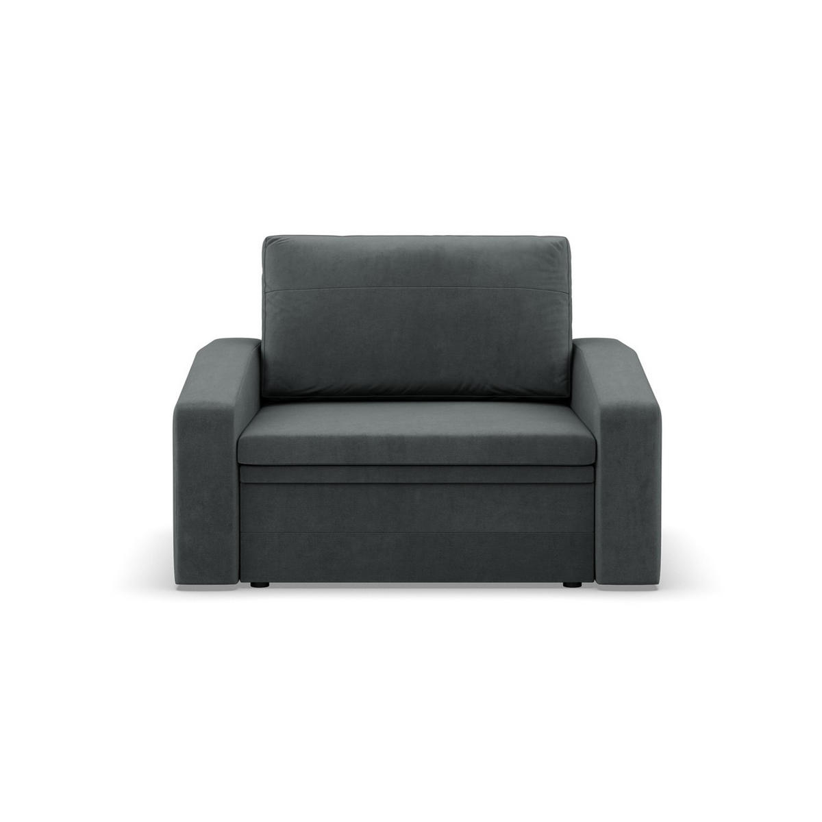 LOUNGESESSEL ORBIT, 90 CM, Dunkelgrau - Dunkelgrau, Textil (118/80/87cm)