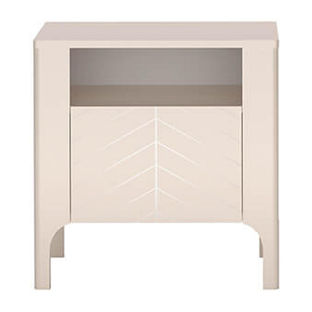 NACHTTISCH Malumi MM-10 54 x 57 x 40,5 cm Kaschmir - Kaschmir, Holzwerkstoff (54/57/40.5cm) - Koseto