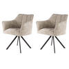 ESSZIMMERSTUHL Raster Beige 61/62/82 cm - Creme, Textil (62/82/61cm) - Hoyz Collection