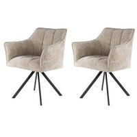ESSZIMMERSTUHL Raster Beige 61/62/82 cm - Creme, Textil (62/82/61cm) - Hoyz Collection