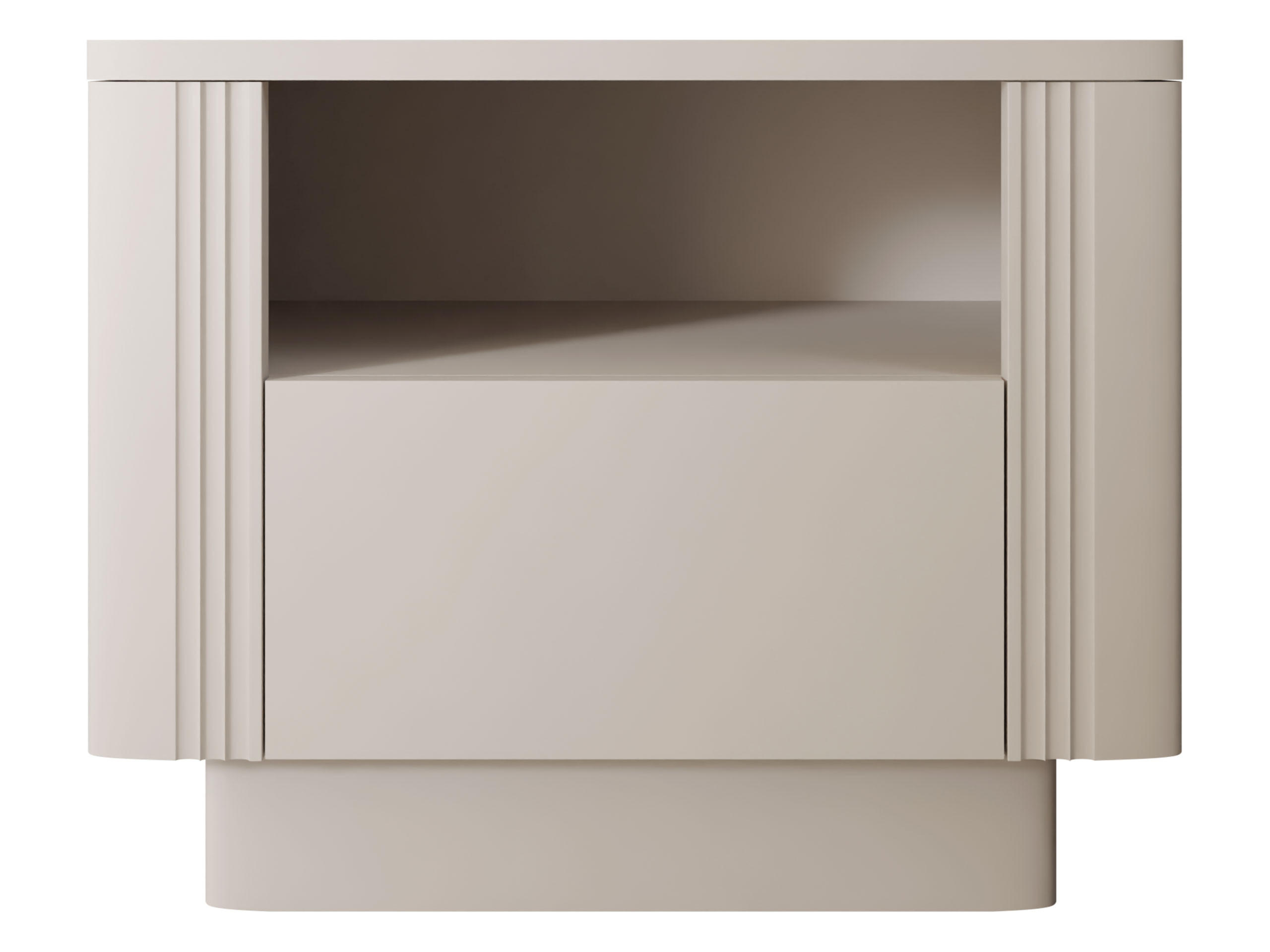 NACHTTISCH Netari 1SZ - Sandfarben, Holzwerkstoff (50/41/40cm) - MIRJAN24