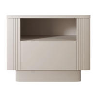 NACHTTISCH Netari 1SZ - Sandfarben, Holzwerkstoff (50/41/40cm) - MIRJAN24