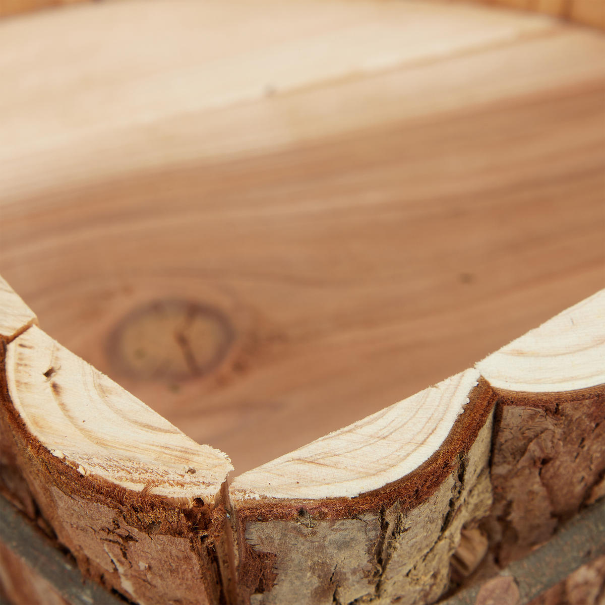 3XBLUMENKASTEN - Braun, Holz (29/14/29cm) - Relaxdays