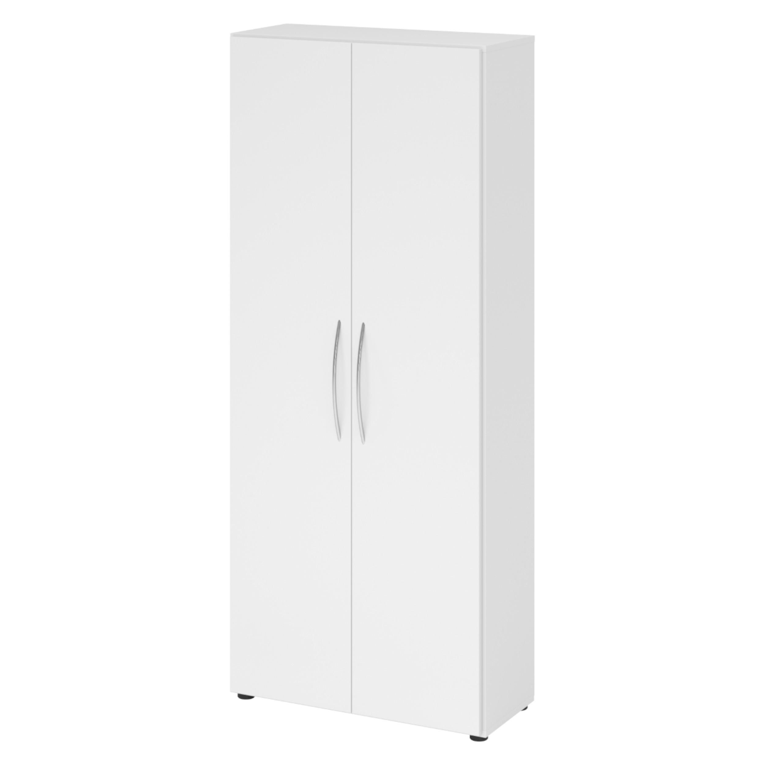 AKTENSCHRANK - 5 Ordnerhöhen 35/80/188 cm in Weiß - Weiß, Holzwerkstoff (80/188/35cm) - bümö