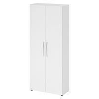AKTENSCHRANK - 5 Ordnerhöhen 35/80/188 cm in Weiß - Weiß, Holzwerkstoff (80/188/35cm) - bümö