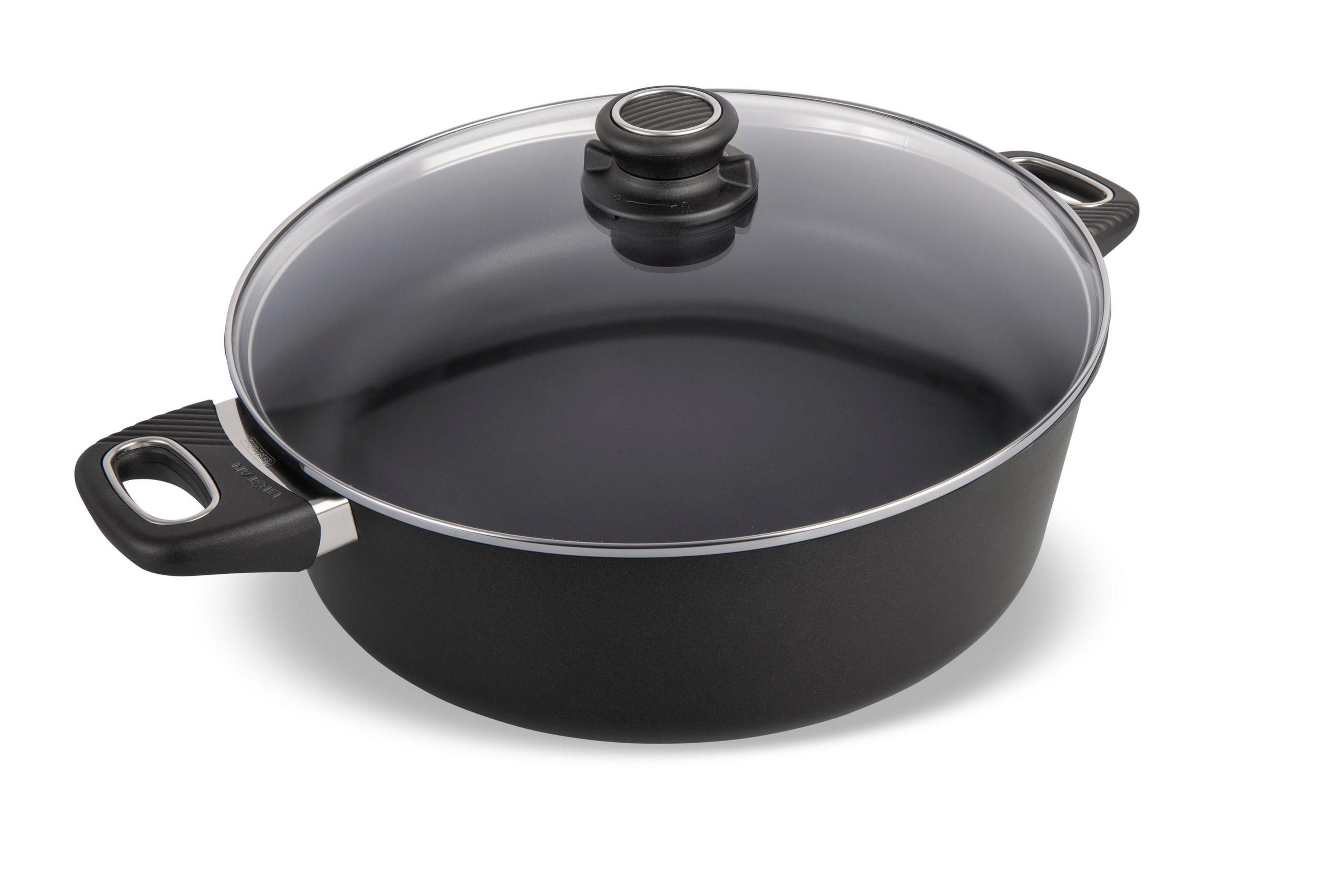 BRATENTOPF INDUKTION ⌀32cm - Schwarz, Kunststoff/Metall (32cm) - Gastrolux