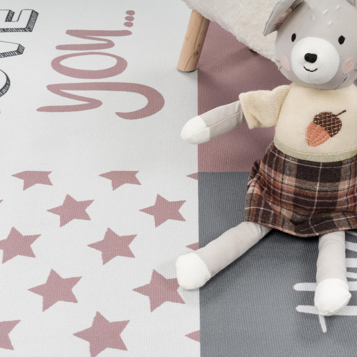 KINDERTEPPICH 80/150 cm Aleyna 101 - Pink, Textil (80/150cm) - Paco Home