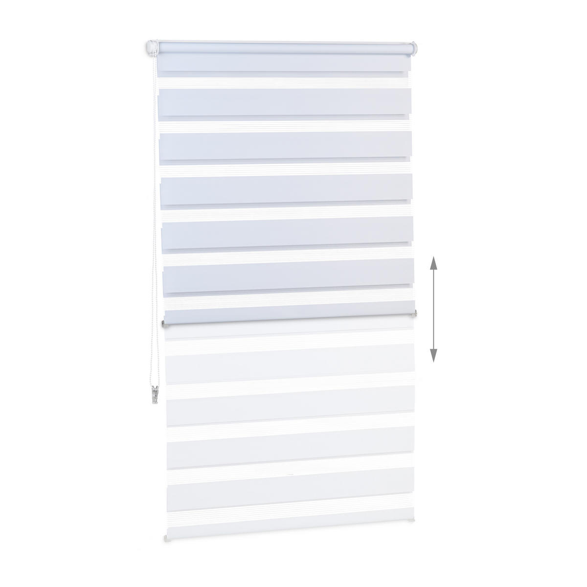 DOPPELROLLO Klemmfix - Multicolor, Kunststoff/Textil (80/156/6.5cm) - Relaxdays