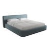 POLSTERBETT mit Bettkasten und Lattenrost 220x225 Blau - Blau/Blaugrau, Kunststoff/Textil (180/200cm) - Makamii