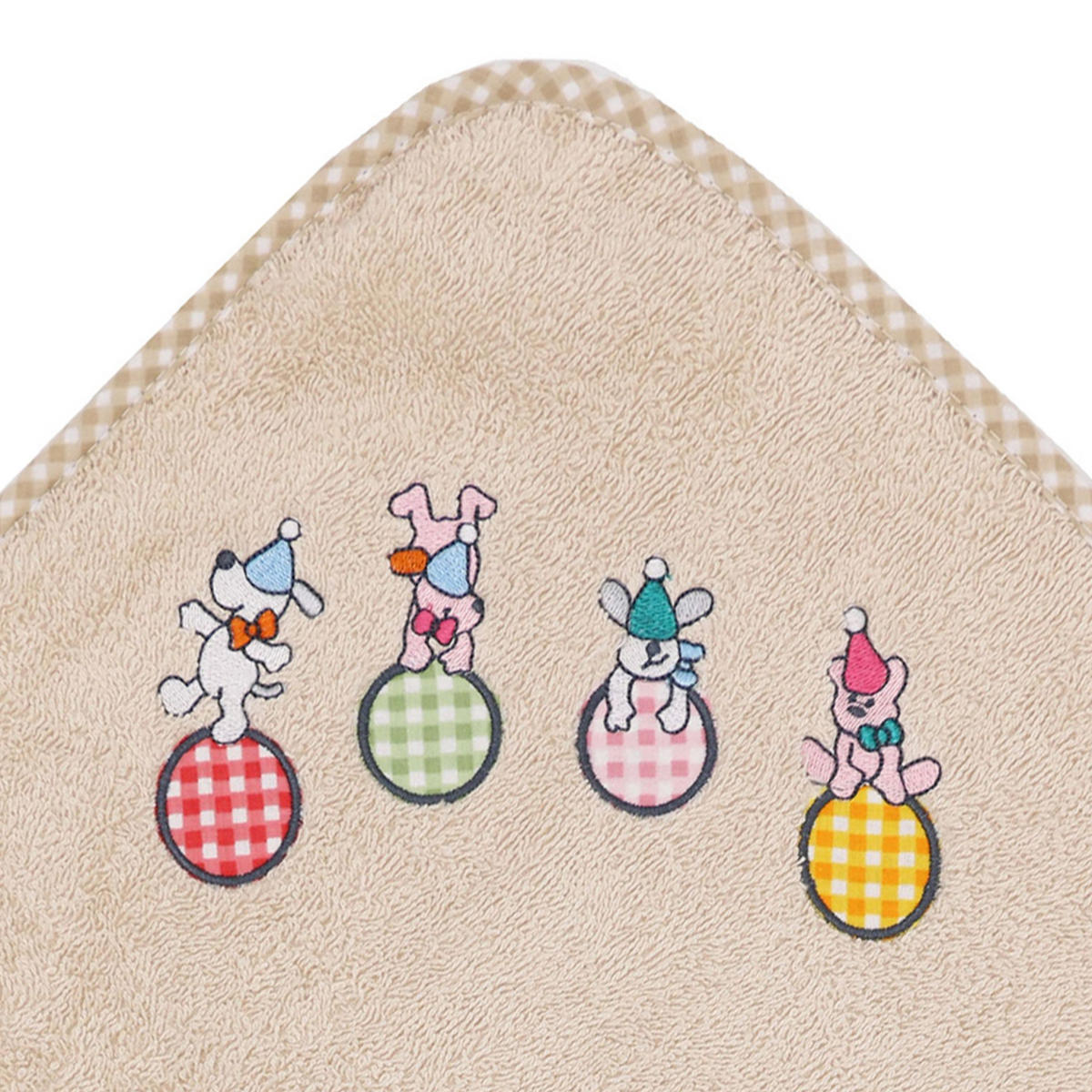 HANDTÜCHER, 100x100 cm, 100% Baumwolle, Braun - Creme, Textil (100/100cm) - Zollner