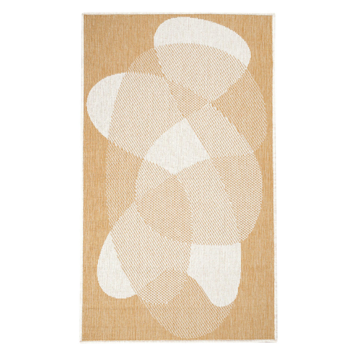 OUTDOOR-TEPPICH DuoRug 5835 Ockergelb 80x150 cm - Gelb, Textil (80/150cm) - carpet city