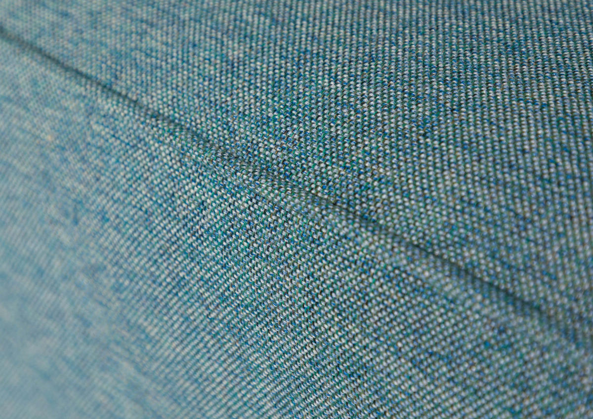 KÜCHENSOFA Webstoff 188x78x97 blau EDINBURGH - Blau, Kunststoff (188/97/78cm) - Massivmoebel24