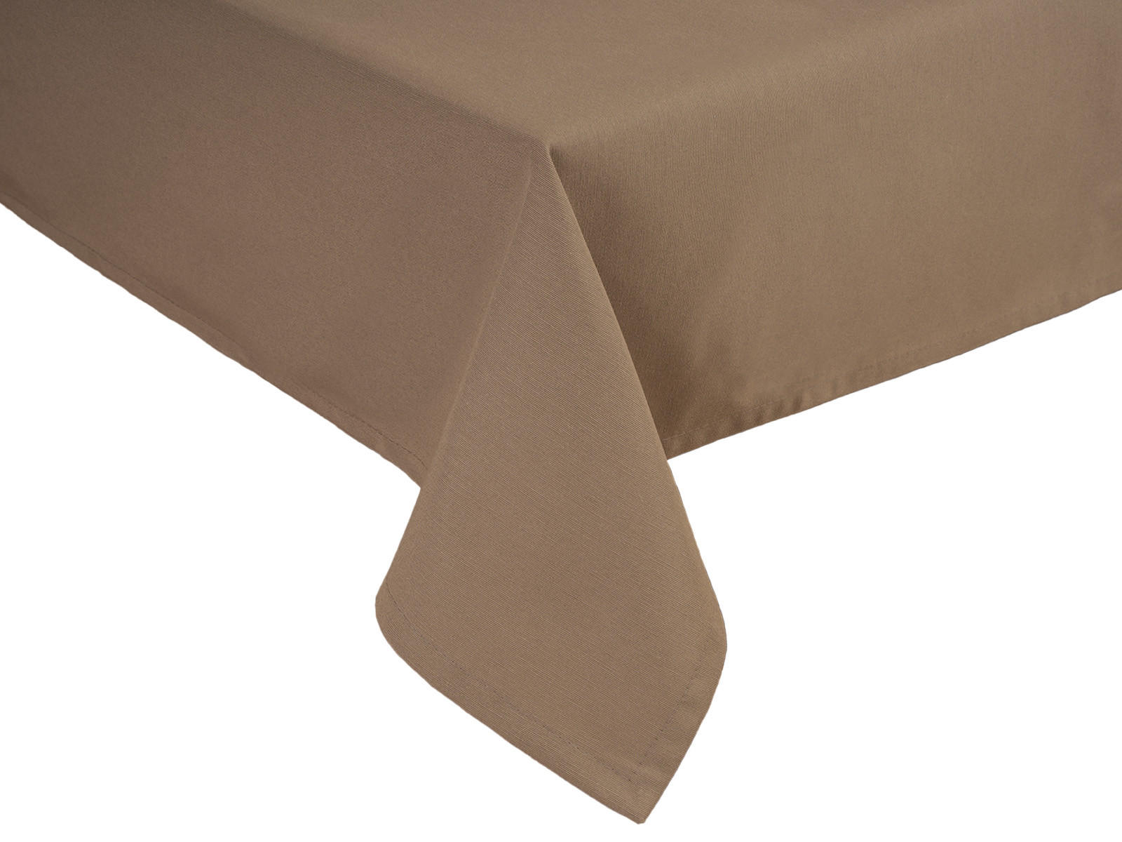 TISCHDECKE Wunschton deep-taupe 130/220 cm - Braun, Textil (130/220cm) - beties Heimtextil