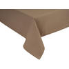 TISCHDECKE Wunschton deep-taupe 130/220 cm - Braun, Textil (130/220cm) - beties Heimtextil