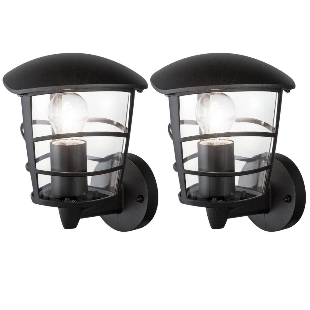 LED WANDLAMPE Aluminium Weiß 2er Set - Weiß, Kunststoff (19.5/16.5/22.5cm) - Globo Lighting