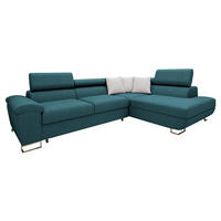 ECKSOFA Cotere Premium, Seite: Rechts - Türkis, Holz/Textil (270/202cm) - MIRJAN24