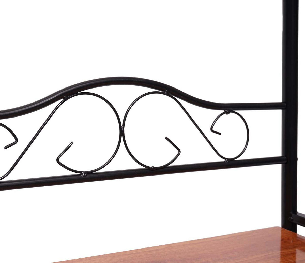 METALL-GARDEROBE Schwarz - Schwarz, Metall (65/186/34cm) - MCW