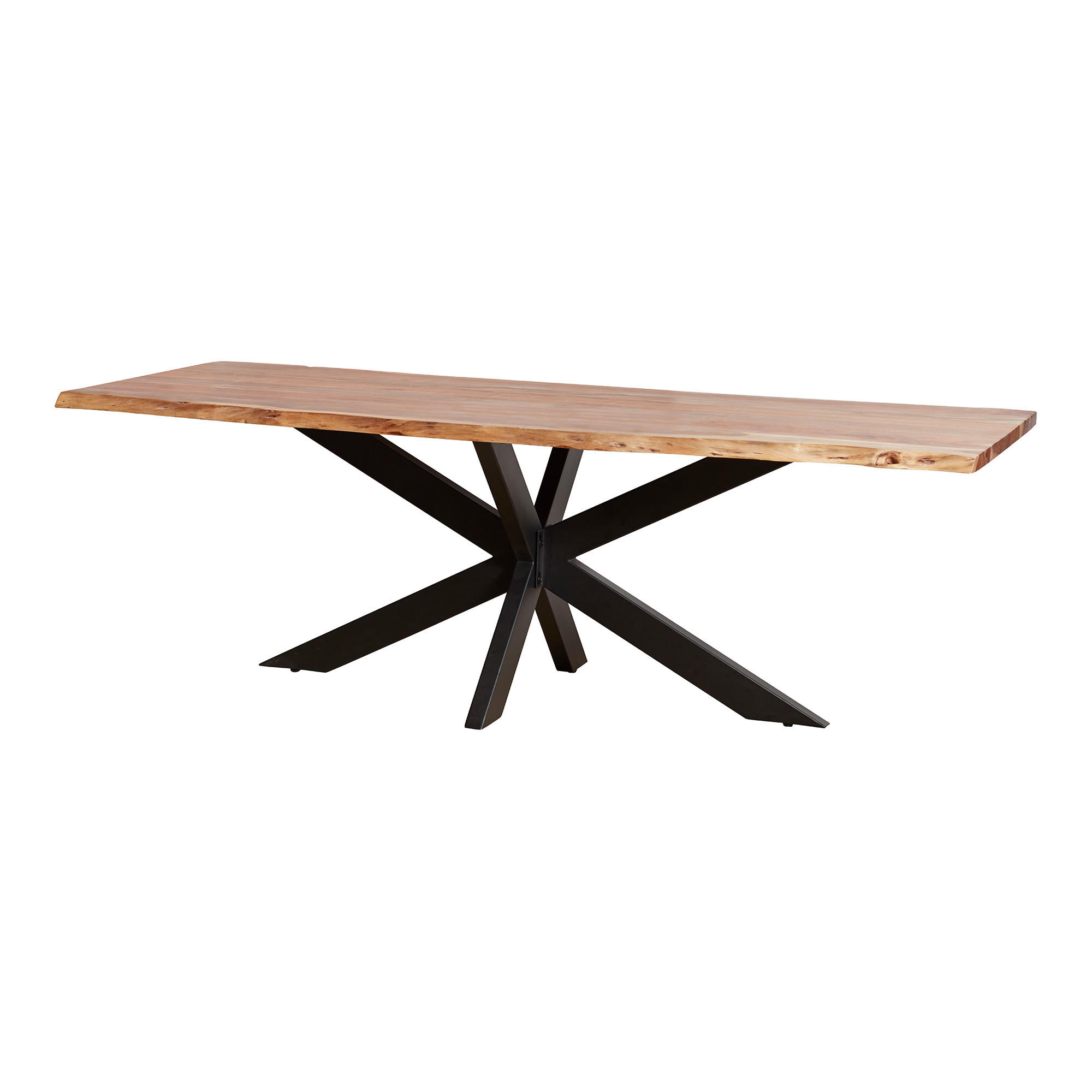 ESSTISCH Organic Cut 200 cm X 100 cm Natur - Naturfarben, Holz (100/200/76cm) - Villa Möbel