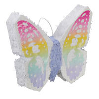 PINATA - Multicolor, Papier/Wellpappe (58/48/10cm) - Relaxdays