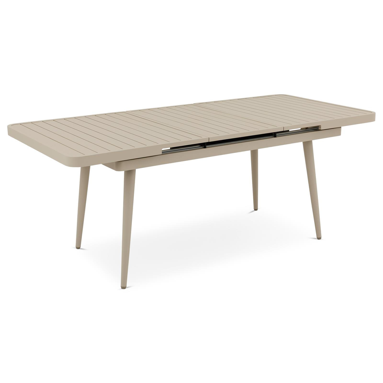 Idimex Gartentisch Champagner 150x78x90 cm