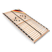 LATTENROST Lattenrost MAX1 NV zur Selbstmontage, mit 28 Leisten, mit durchgehenden Holmen,TÜV SÜD GS geprüft - Weiß, Holz (100/220cm) - Betten-ABC