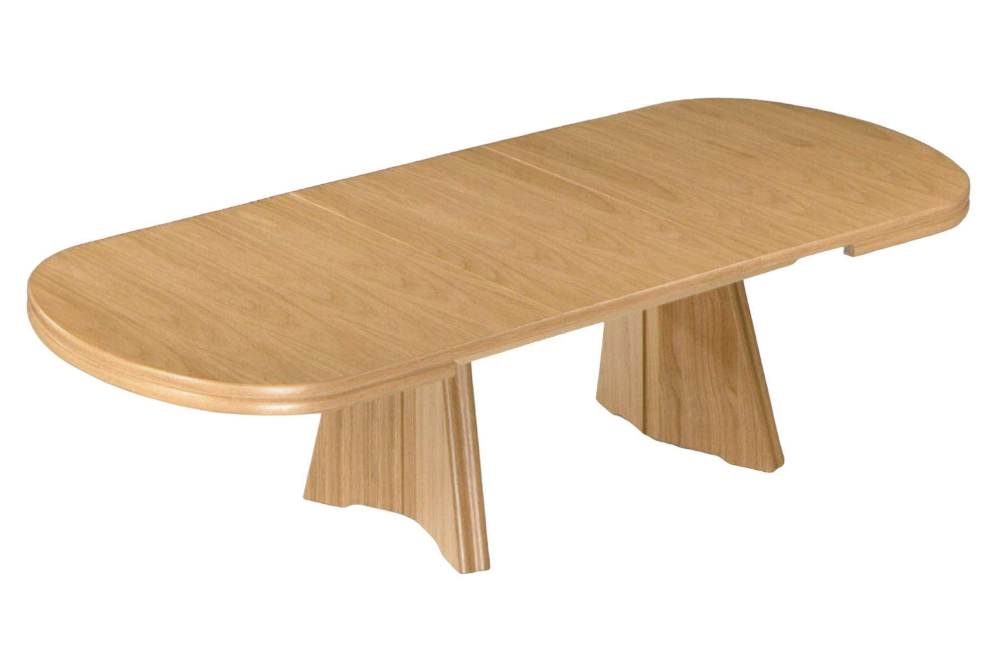 FUNKTIONSTISCH Callidora höhenverstellbar und ausziehbar 125(165,5) x 71 x 54-73 Couchtisch massiv Eiche Natur P40 - Braun, Holz (125/71/54cm) - 58aufmkessel