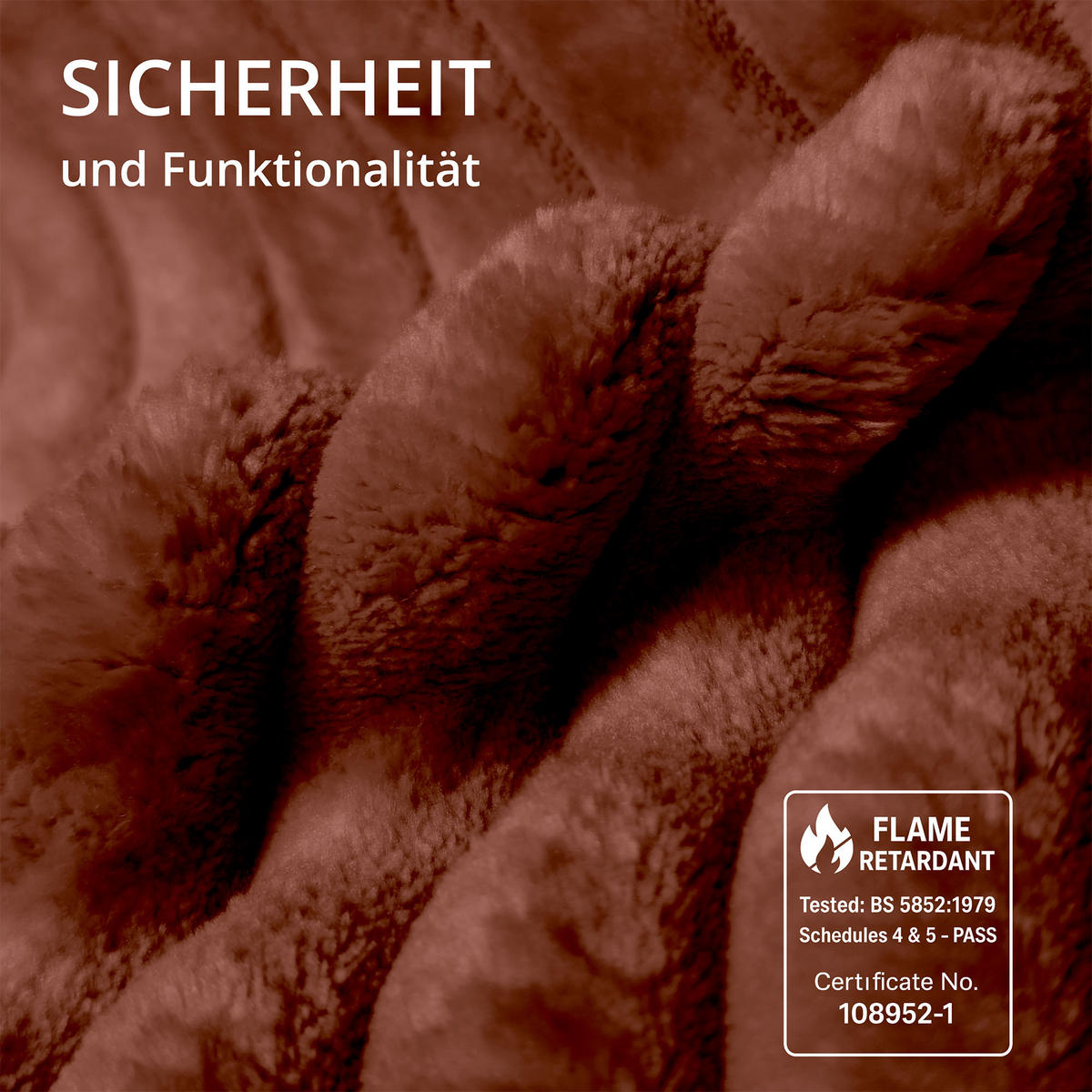 CORDSTOFF Tilia Ziegelrot – Breitcord 2,5 cm, 420 g/m², 140 cm breit, extraweich & robust, OEKO-TEX zertifiziert - Rostfarben, Textil (140/100cm) - Dreamroots