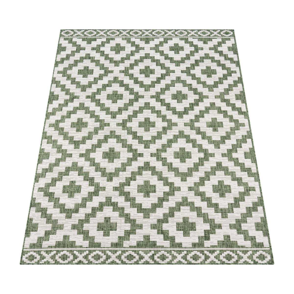 OUTDOORTEPPICH 80/250 cm Modena 222 - Grün, Textil (80/250cm) - Paco Home