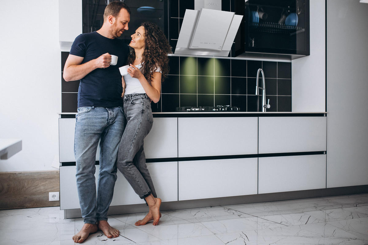 DUNSTABZUGSHAUBE AT 6438 FW Eco 60 cm Weißglas Edelstahl - Weiß, Glas/Metall (60/78/37.5cm) - Kaiser Küchengeräte