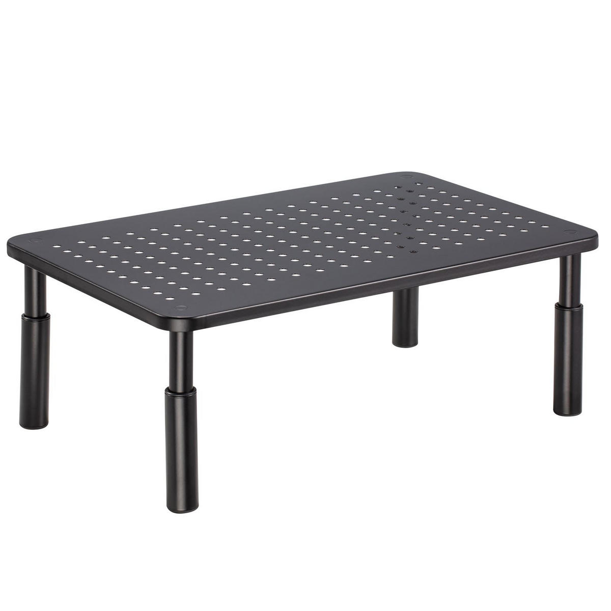 MONITORSTÄNDER HYDE - Schwarz, Metall (23/37/12cm) - CARO-Möbel