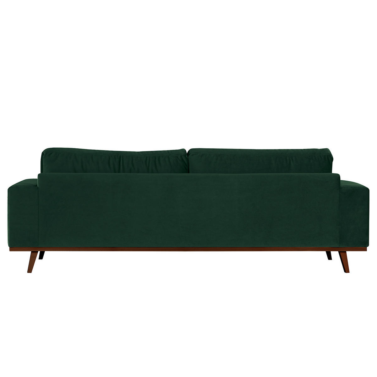 3-SITZER SOFA - Buchefarben/Grün, Buchenholz/Textil (237/81/88cm) - home24