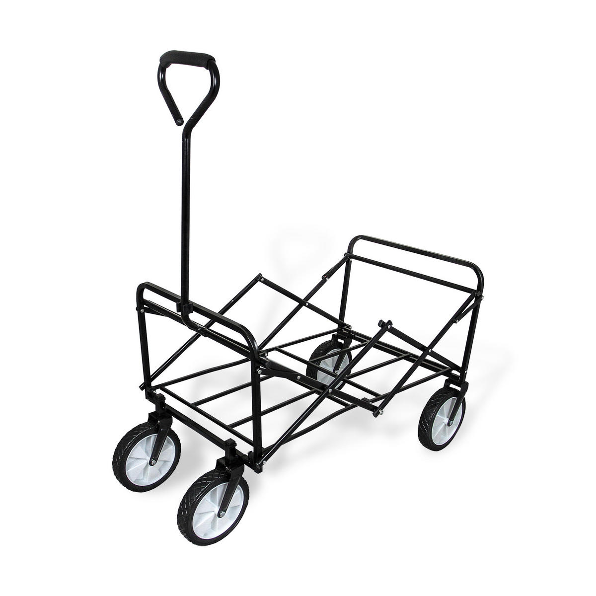 GARTENWAGEN Faltbar Grün - Grün, Textil/Metall (53/113/98cm) - Monstershop